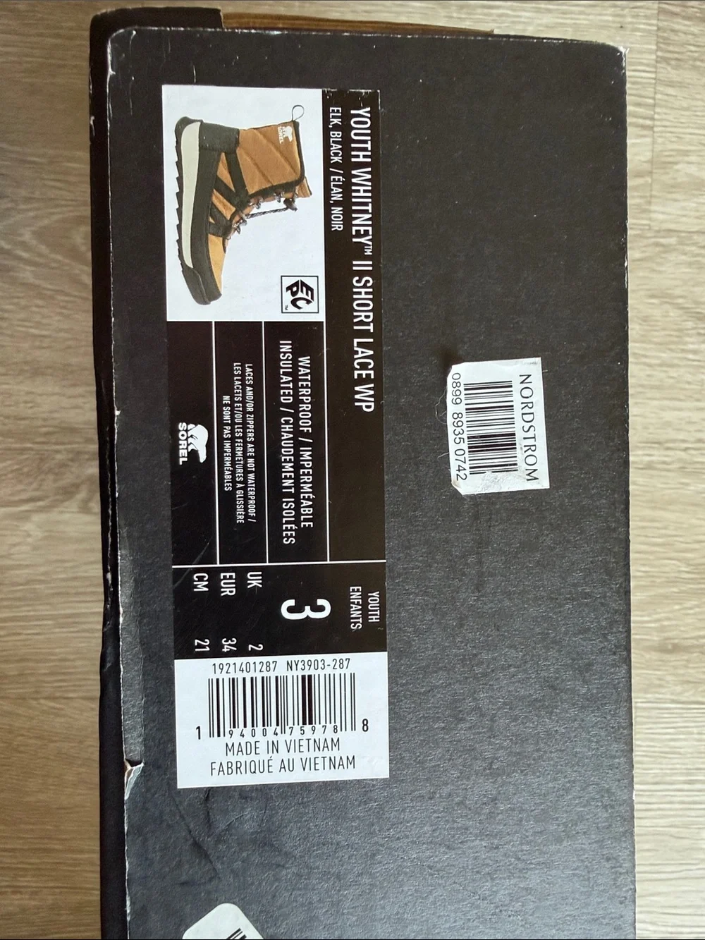 Sorel Kids Whitney II Short Waterproof Insulated Winter Boots